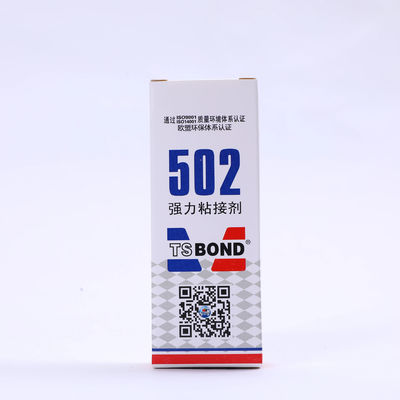 Растворы мгновенной адгезии Clear 502 Super Glue ISO SGS ROHS MSDS Сертифицированный клей