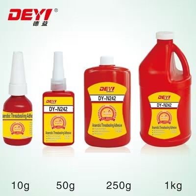 N242 Синий средней прочности Threadlocker Клей быстрого отверждения для закрепления винта и ореха