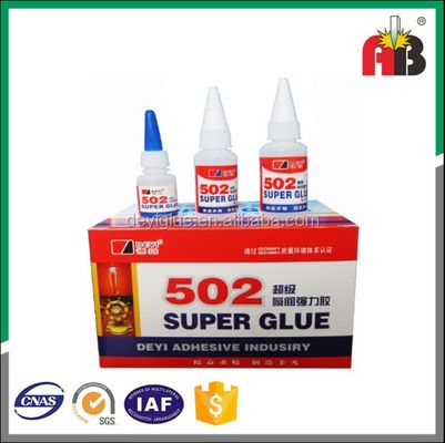 Растворы мгновенной адгезии Clear 502 Super Glue ISO SGS ROHS MSDS Сертифицированный клей
