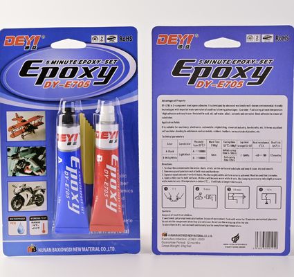 DEYI-E705 3 часа время отверждения 5 кг высокотемпературный структурный эпоксидный клей AB