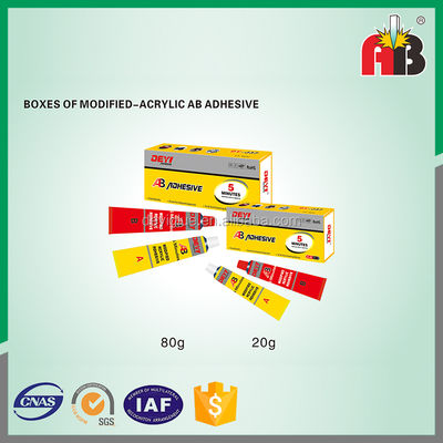 High Strength Epoxy AB Glue with Shear Strength ≥20 Mpa and Quick 3-5 Minute Initial Curing