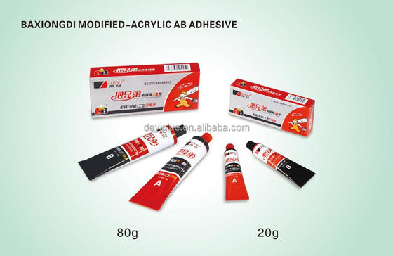 Клей DEYI Classic Modified Acrylic AB для склеивания металлов и пластмасс с первоначальным отверждением 5 минут