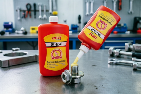 Threadlocker Adhesive Anaerobic Glue Light Yellow, предназначенный для обеспечения безопасной и герметичной блокировки нитей в сборах