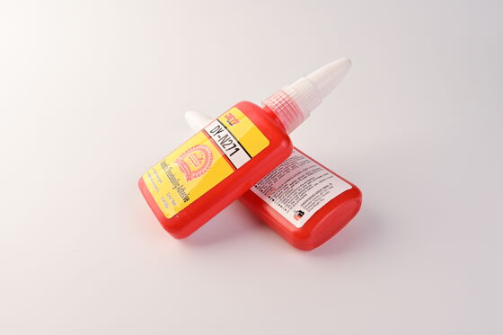 Клей Threadlocker Красный высокопрочный анаэробный винтовой клей Идеально подходит для промышленного механического крепления и сборки