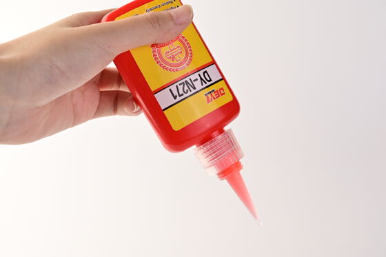 Клей Threadlocker Красный высокопрочный анаэробный винтовой клей Идеально подходит для промышленного механического крепления и сборки
