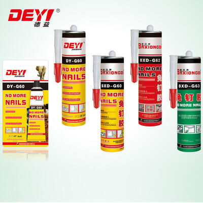 OEM Factory Crystal Clear Woodworking Liquid Glue Nail-Free Mounting Adhesive (Фабрика OEM) Кристально чистый лесообрабатывающий жидкий клей без гвоздей