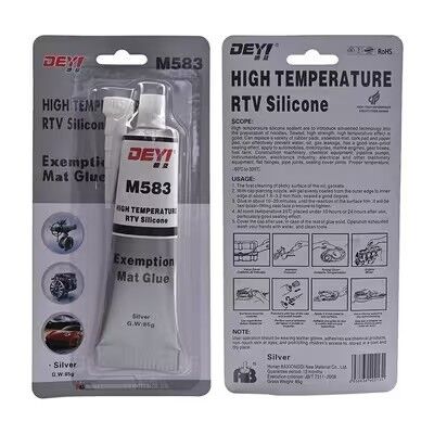 Grey RTV Silicone Gasket Maker High Temp Sealant Adhesive 85g Tube For Automotive Metal Flange